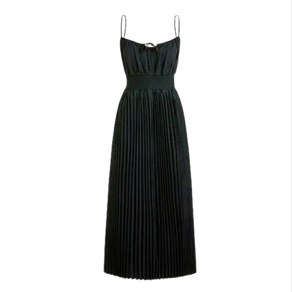 J. CREW Smocked Waist Pleated Dress Size 4